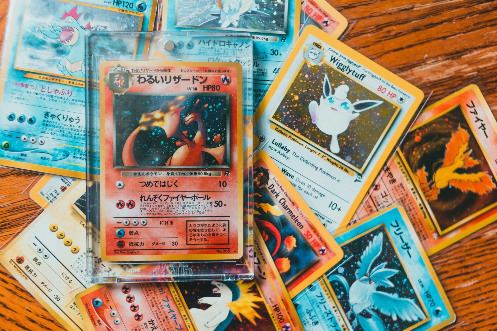Alcune carte pokemon dal gioco di carte collezionabili