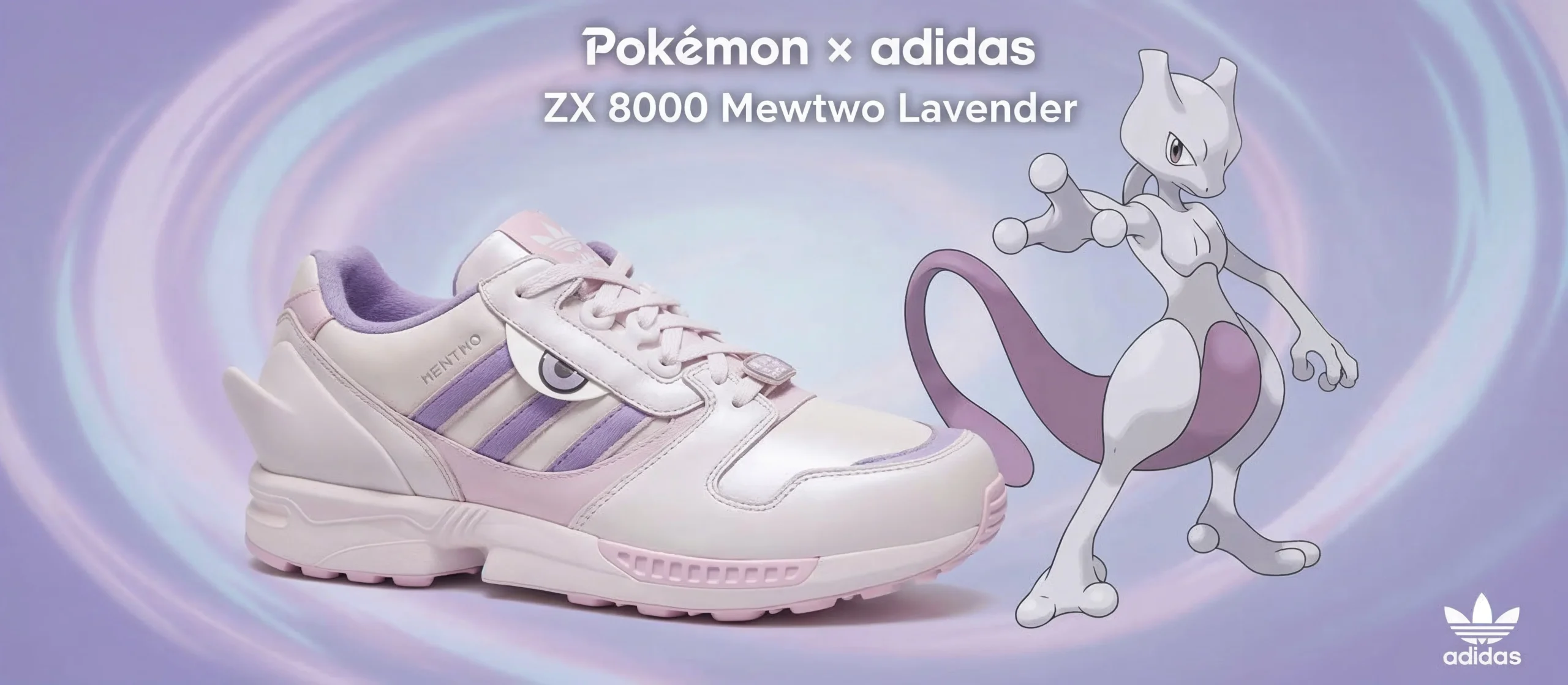 Pokémon x Adidas: ecco la ZX 8000 “Mewtwo”