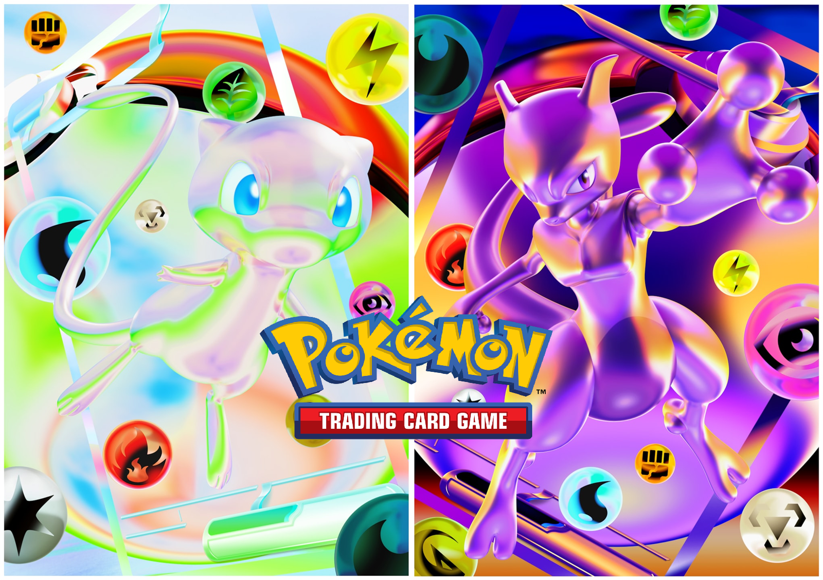 Nuovi artwork di Mew e Mewtwo presentati per il GCC Pokémon in occasione del Pokémon Day 2026