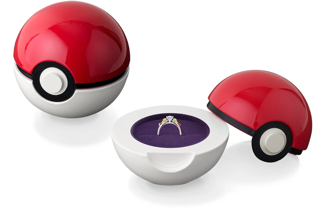 Il cofanetto per anelli di fidanzamento Pokéball di UTreasure (2026)