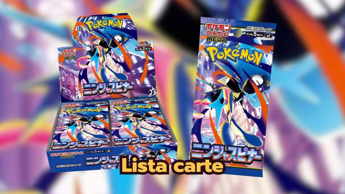 Lista carte Pokémon Ninja Spinner: set completo, rare e segrete