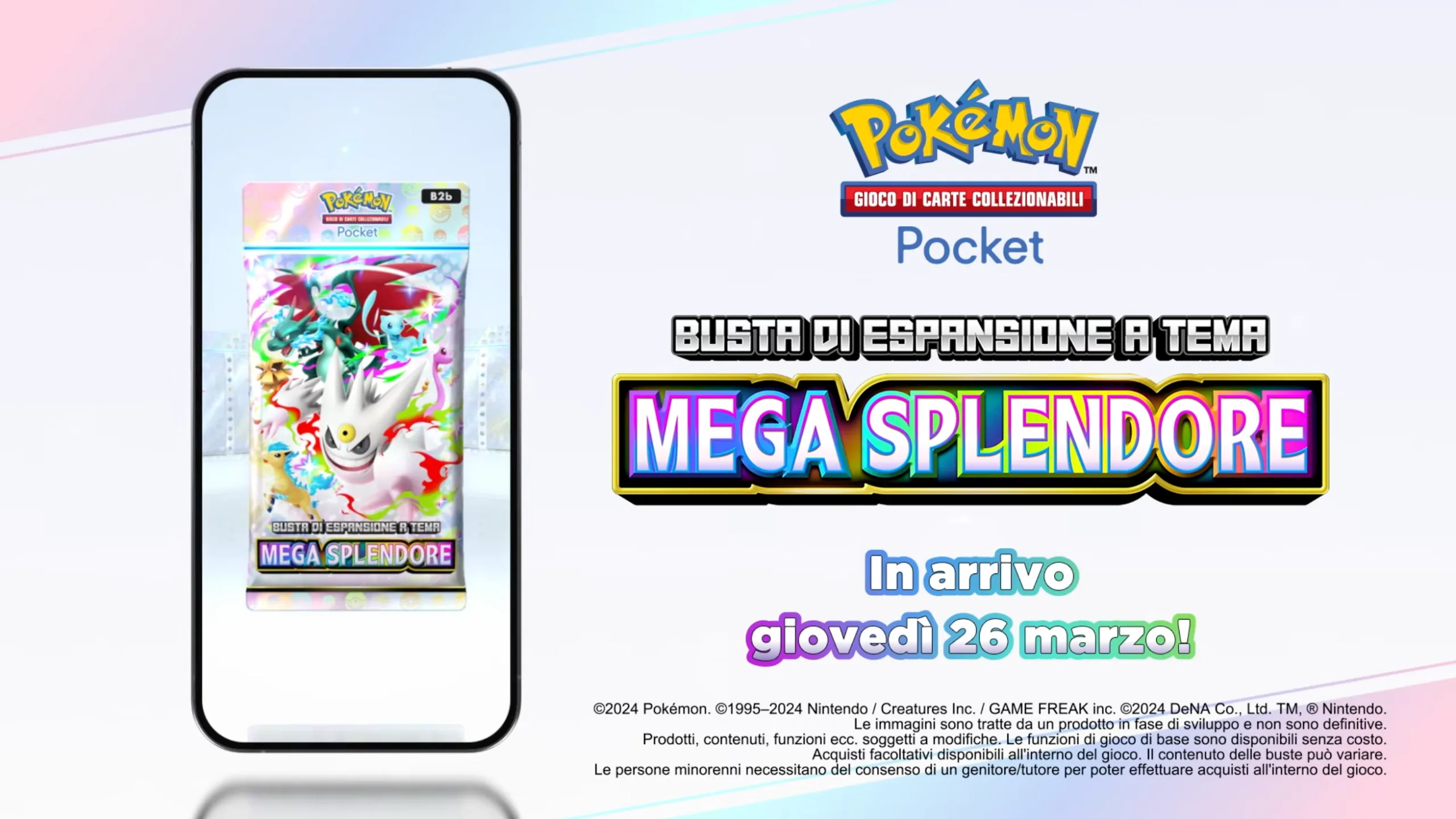 Pokémon Pocket Mega Splendore, trailer e data di uscita della nuova espansione