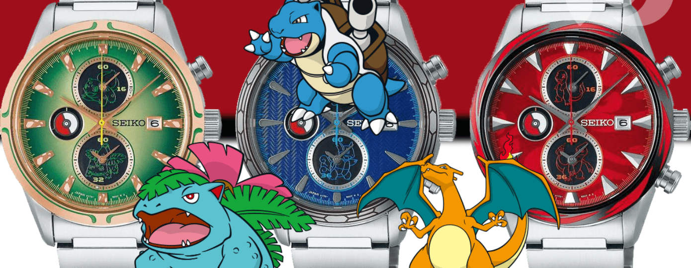 Orologi SEIKO Pokémon edizione limitata, prezzi da capogiro